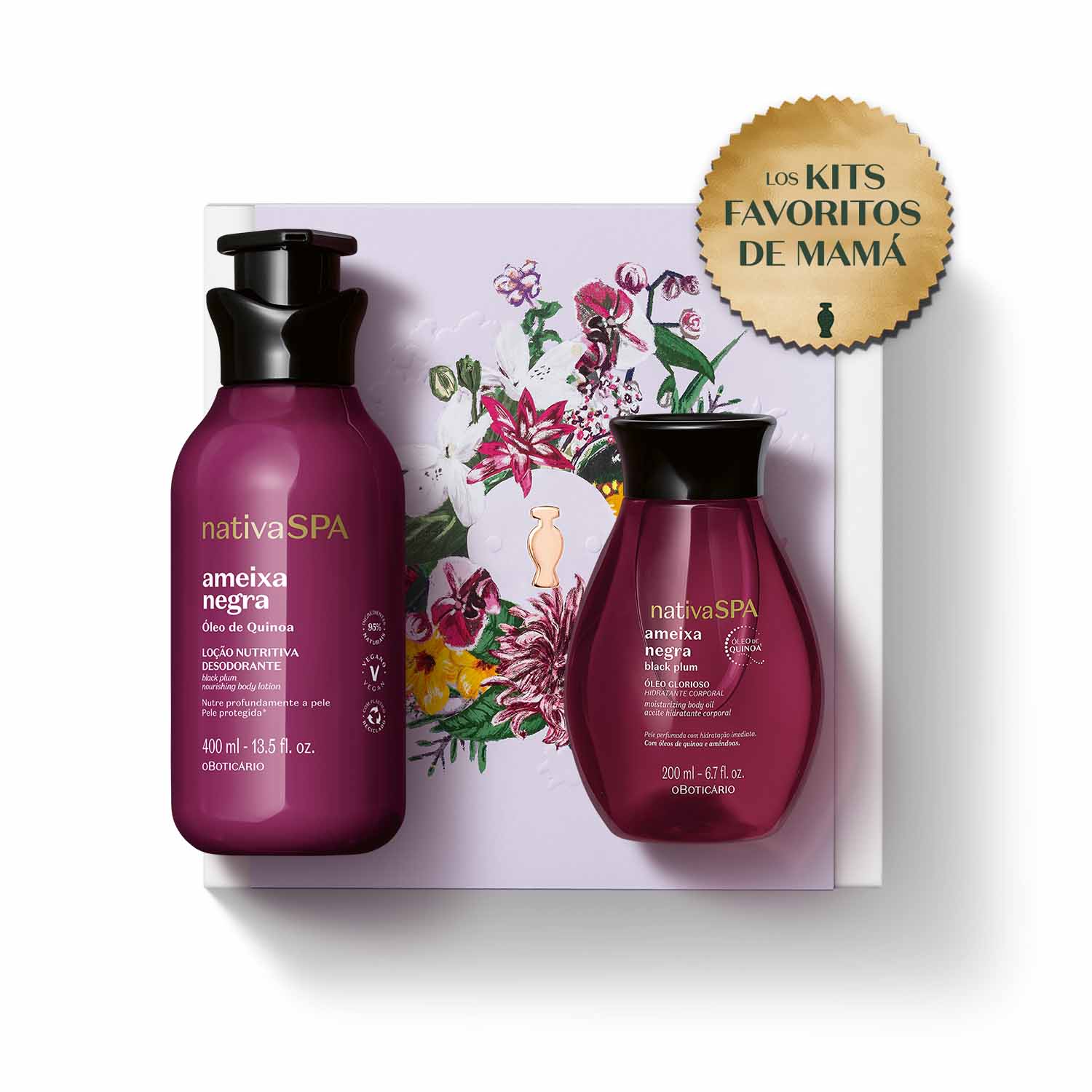 Cesta de regalo Nativa SPA Ciruela Negra